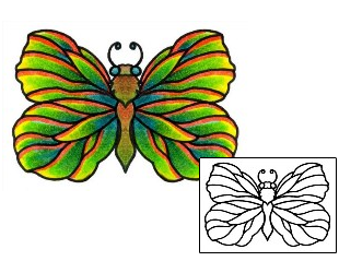 Butterfly Tattoo Insects tattoo | AAF-01429