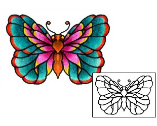 Butterfly Tattoo Insects tattoo | AAF-01432