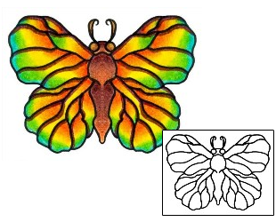 Butterfly Tattoo Insects tattoo | AAF-01433