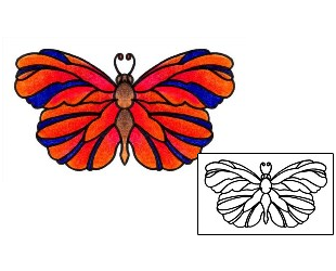 Butterfly Tattoo Insects tattoo | AAF-01435