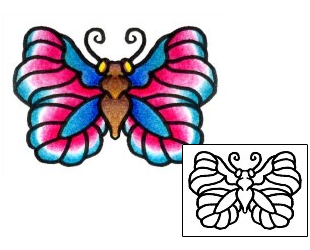 Butterfly Tattoo Insects tattoo | AAF-01436