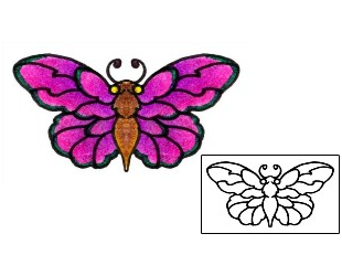 Butterfly Tattoo Insects tattoo | AAF-01441