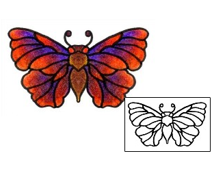 Butterfly Tattoo Insects tattoo | AAF-01442
