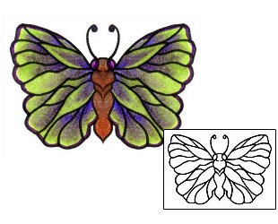 Butterfly Tattoo Insects tattoo | AAF-01445