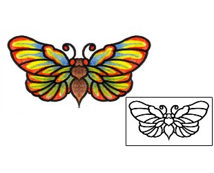 Butterfly Tattoo Insects tattoo | AAF-01447