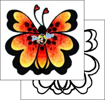 Heart Tattoo butterfly-tattoos-andrea-ale-aaf-01450