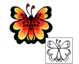 Butterfly Tattoo Insects tattoo | AAF-01450