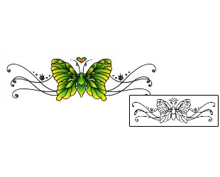 Butterfly Tattoo Specific Body Parts tattoo | AAF-01455