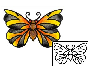 Butterfly Tattoo Insects tattoo | AAF-01456