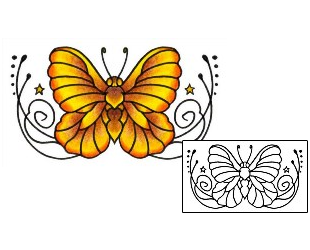 Butterfly Tattoo Insects tattoo | AAF-01459