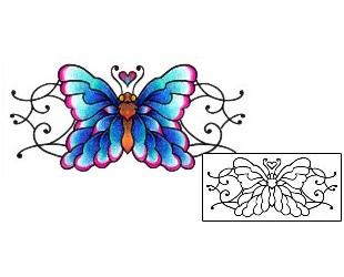 Butterfly Tattoo Insects tattoo | AAF-01462