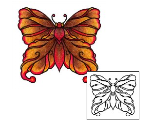 Butterfly Tattoo Insects tattoo | AAF-01467