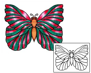 Butterfly Tattoo Insects tattoo | AAF-01468