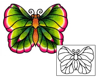Butterfly Tattoo Insects tattoo | AAF-01471