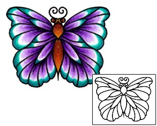 Butterfly Tattoo Insects tattoo | AAF-01472