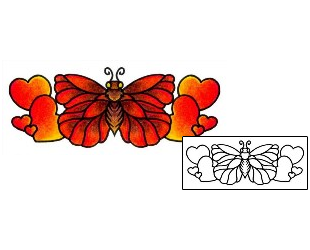Butterfly Tattoo Specific Body Parts tattoo | AAF-01474