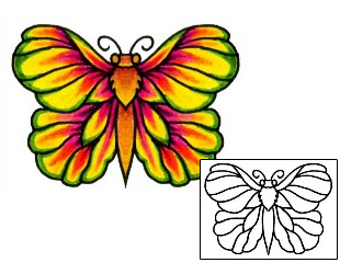 Butterfly Tattoo Insects tattoo | AAF-01477