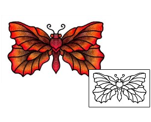 Butterfly Tattoo Insects tattoo | AAF-01478