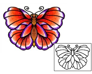 Butterfly Tattoo Insects tattoo | AAF-01479
