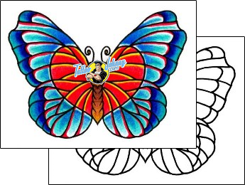 Heart Tattoo insects-butterfly-tattoos-andrea-ale-aaf-01481