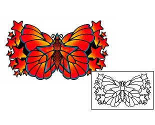 Star Tattoo Insects tattoo | AAF-01482