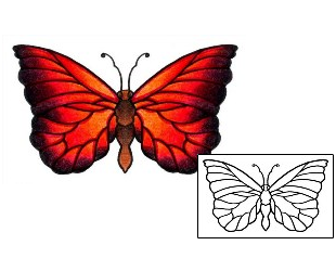 Butterfly Tattoo Insects tattoo | AAF-01485