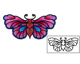 Butterfly Tattoo Insects tattoo | AAF-01489