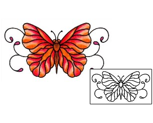 Butterfly Tattoo Insects tattoo | AAF-01491