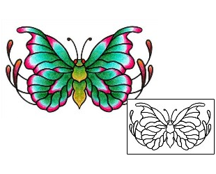 Butterfly Tattoo Insects tattoo | AAF-01496