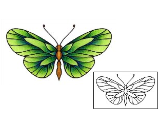 Butterfly Tattoo Insects tattoo | AAF-01501