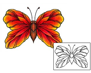 Butterfly Tattoo Insects tattoo | AAF-01503