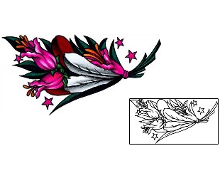 Feather Tattoo Plant Life tattoo | AAF-01580