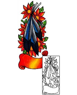Native American Tattoo Plant Life tattoo | AAF-01852