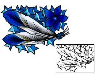 Feather Tattoo Plant Life tattoo | AAF-01892