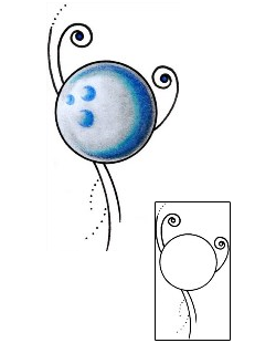 Moon Tattoo Astronomy tattoo | AAF-01942