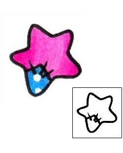 Star Tattoo Specific Body Parts tattoo | AAF-01960