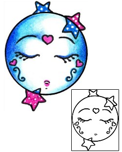 Moon Tattoo Astronomy tattoo | AAF-01961