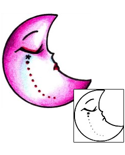 Moon Tattoo Astronomy tattoo | AAF-01963