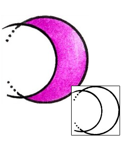 Moon Tattoo Astronomy tattoo | AAF-01967