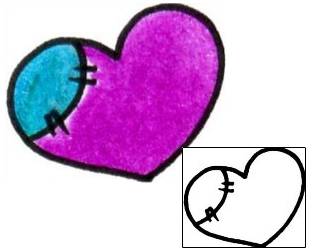Heart Tattoo For Women tattoo | AAF-01977