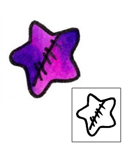 Star Tattoo Specific Body Parts tattoo | AAF-01979