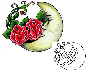 Astronomy Tattoo Plant Life tattoo | AAF-02004