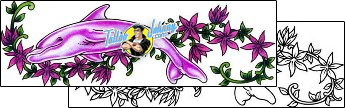 Dolphin Tattoo plant-life-flowers-tattoos-andrea-ale-aaf-02023