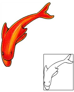 Dolphin Tattoo Marine Life tattoo | AAF-02026