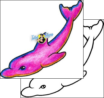 Dolphin Tattoo aaf-02027