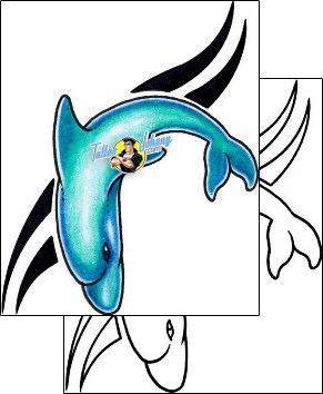 Dolphin Tattoo tattoo-styles-tribal-tattoos-andrea-ale-aaf-02031