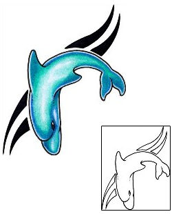 Dolphin Tattoo Tattoo Styles tattoo | AAF-02031