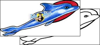 Dolphin Tattoo aaf-02041