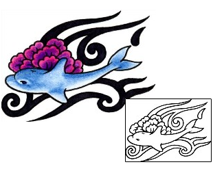 Dolphin Tattoo Tattoo Styles tattoo | AAF-02065