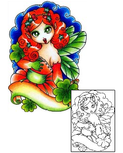 Clover Tattoo Florinda  Fairy Tattoo